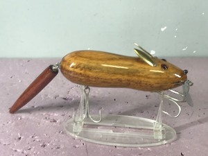 Large Wooden Mouse Fishing Lure