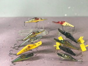 Lot of 10 Fred Arbogast Hustler Fishing Lures