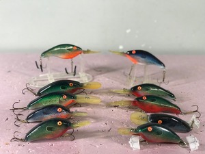 Lot of 10 Manns Fishing Lures