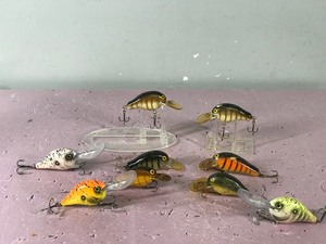 Lot of 9 Fishing Lures - 3 Bonehead & 6 Tennessee Shad