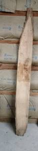 Large slab of oak - rough cut with bark