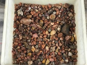 Lot of Collectible Rocks - Most of them are small agates - Over 5lbs of rocks
