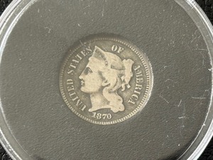 1870 Three Cent Nickel