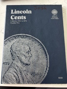 Lincoln Cents in Book
