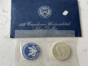 1973-S Eisenhower Uncirculated Silver Dollar
