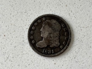 1831 Capped Bust Half Dime 1,242,700 Minted