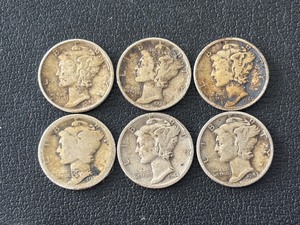 Mercury Silver Dimes