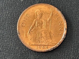 1964 Large British Penny