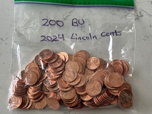 200 BU 2024 Lincoln Cents