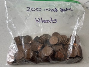 200 Wheat Cents