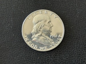 1961 Franklin Half Dollar Proof