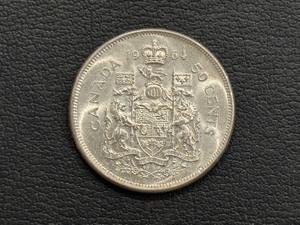1964 Canada Silver Half Dollar