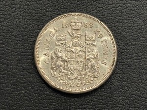 1963 Canada Silver Half Dollar