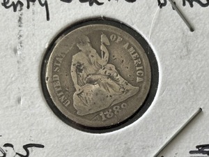 1889 Liberty Seated Dime