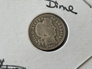 1902 Barber Dime