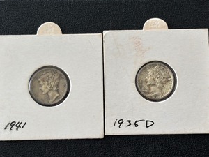 Mercury Silver Dimes