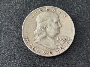 1958-D Franklin Half Dollar