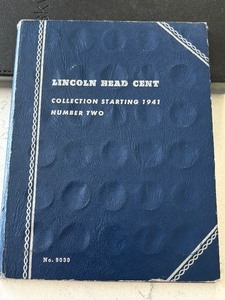 Lincoln Cents in Book