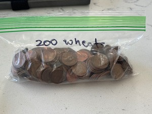 200 Lincoln Wheat Cents