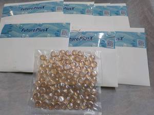 8 pkgs Colored Stones...