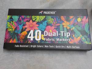 PAGATHER 40 Dual-tip Fabric Markers...