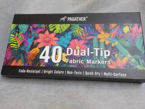 PAGATHER 40 Dual-tip Fabric Markers...