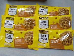 6 bags 11 oz Toll House Butterscotc...