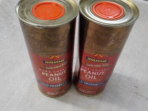2 Idhayami 33 oz Peanut Oil...