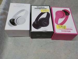 3 Wireless Headphones...