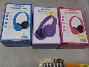 3 Wireless Headphones...