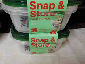 6 Snap and Store Food 66 oz Storage...