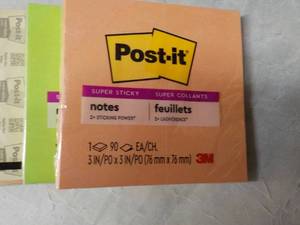 12 Post It 3 Pads...