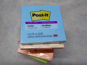 12 Post It 3 Pads...