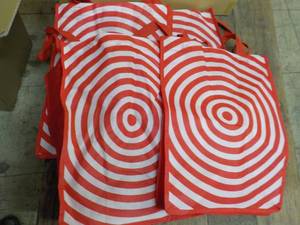 4 Target Fabric Totes...