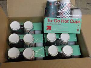 6 pkgs 8 Sets per Pkg To-Go-Hot Cup...