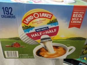 192 Land O Lakes Half and Half Crea...