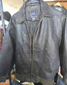 GAP Leather Jacket, Small Mark on the Left Side XL