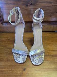 Anne Micholle High Heels, Size 8 Snake Skin Pattern