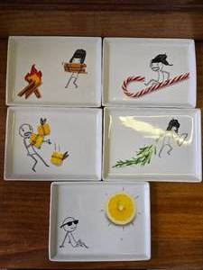 5 Cb2 Appetizer Plates