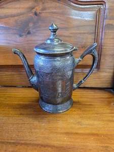Silver Plated Vintage CoffeeTea Pot