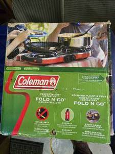Like New Coleman Fold N Go Grill, Used Once