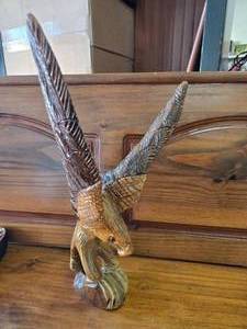 Hand Carved Flying Eagle