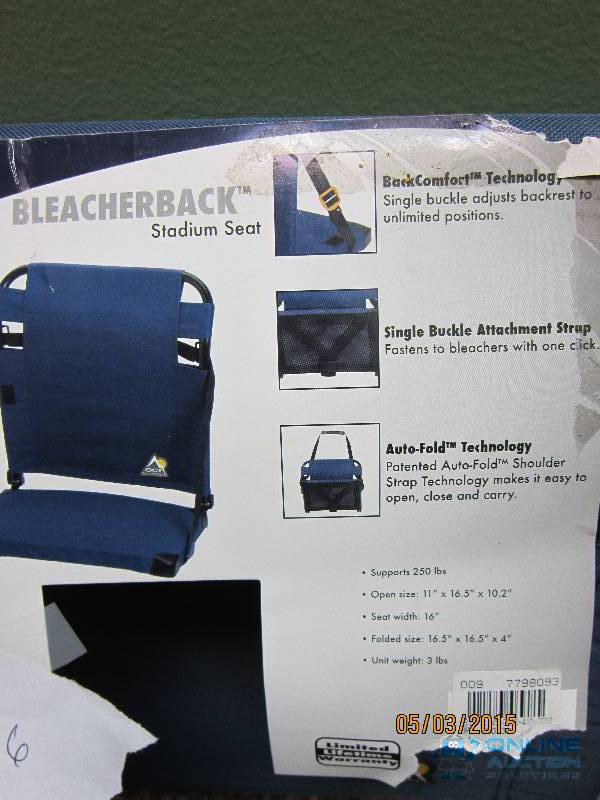 lot 6 image: Bleacher Chairs