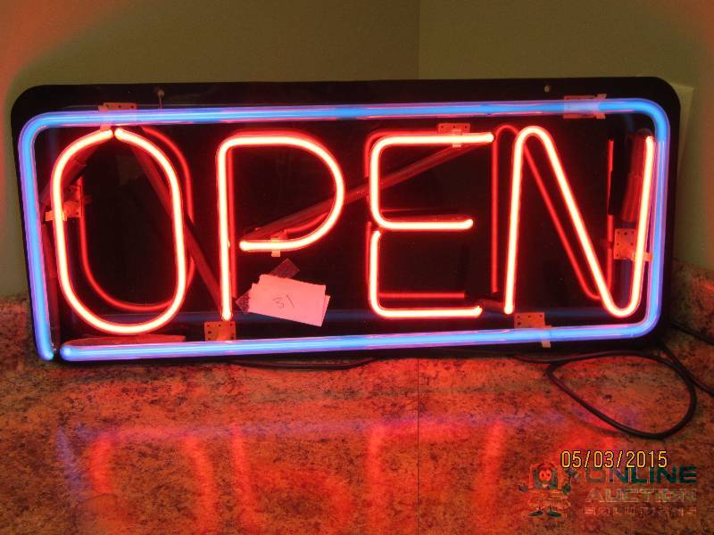 lot 31 image: OPEN Sign