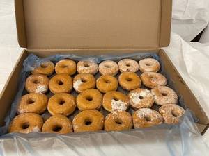 E - Donut Bakery Glazed Ring Donuts - 24-Count Frozen