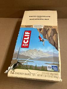 White Chocolate Macadamia Nut Clif Bars