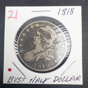 1818 Bust Half Dollar