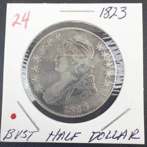 1823 Bust Half Dollar