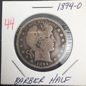 1894-O Barber Half Dollar