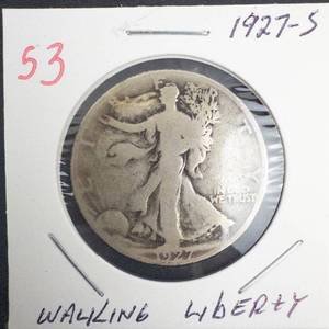 1927-S Walking Liberty Half Dollar